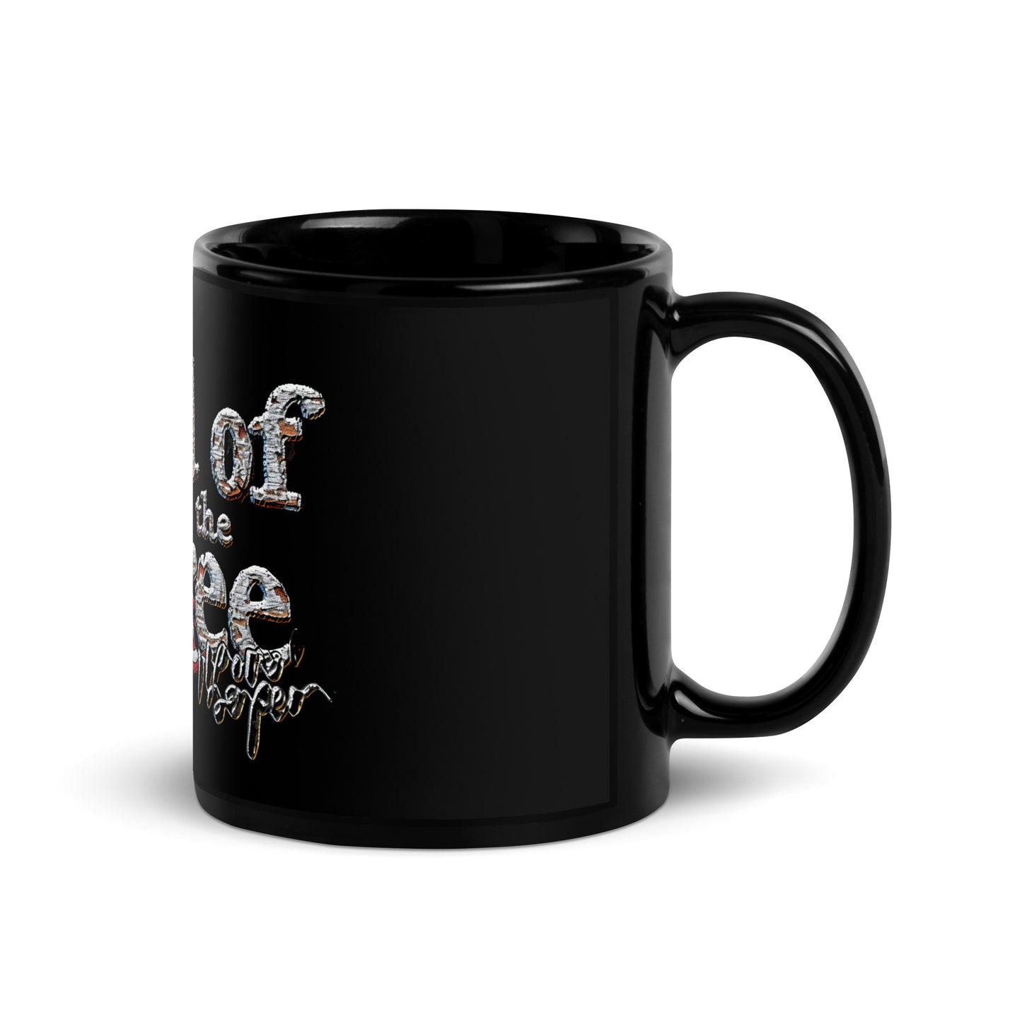 Black Glossy Mug Land of the Free