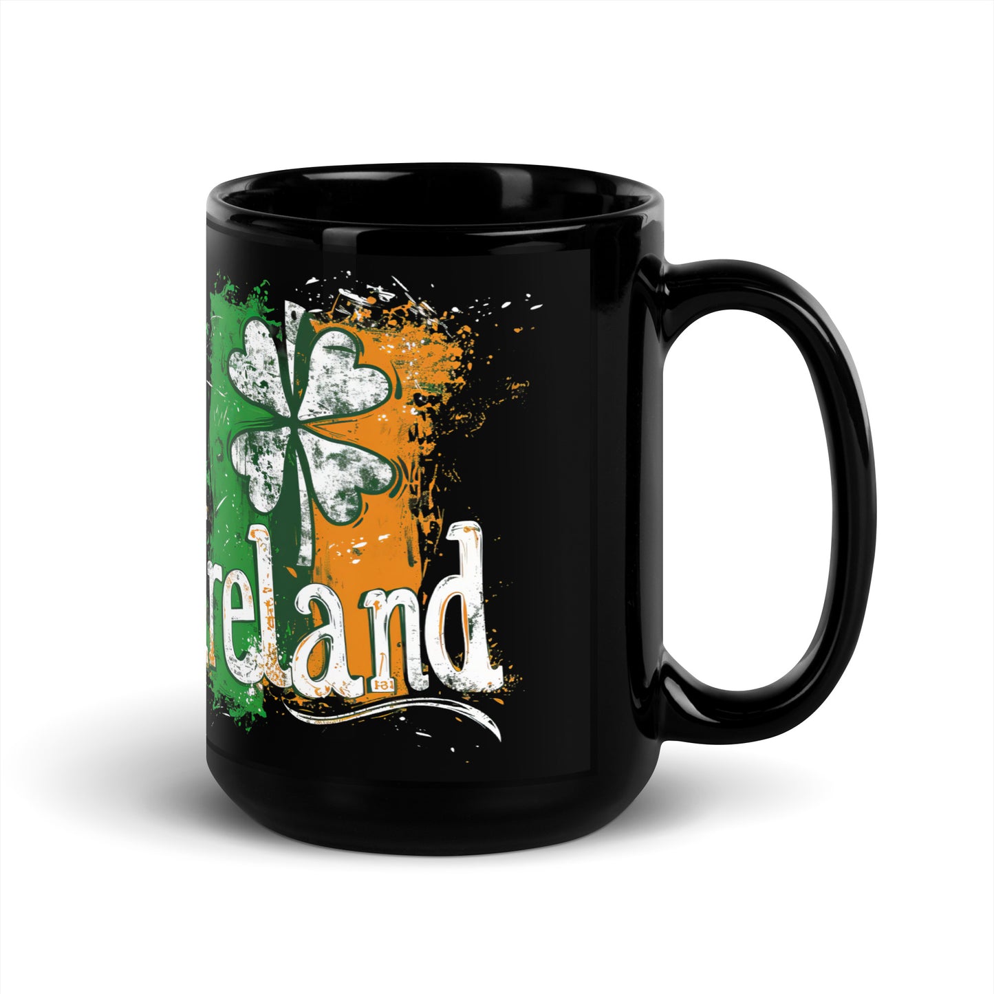 Black Glossy Mug | Saint Patrick's Day, Irish flag colors | Ireland Holiday