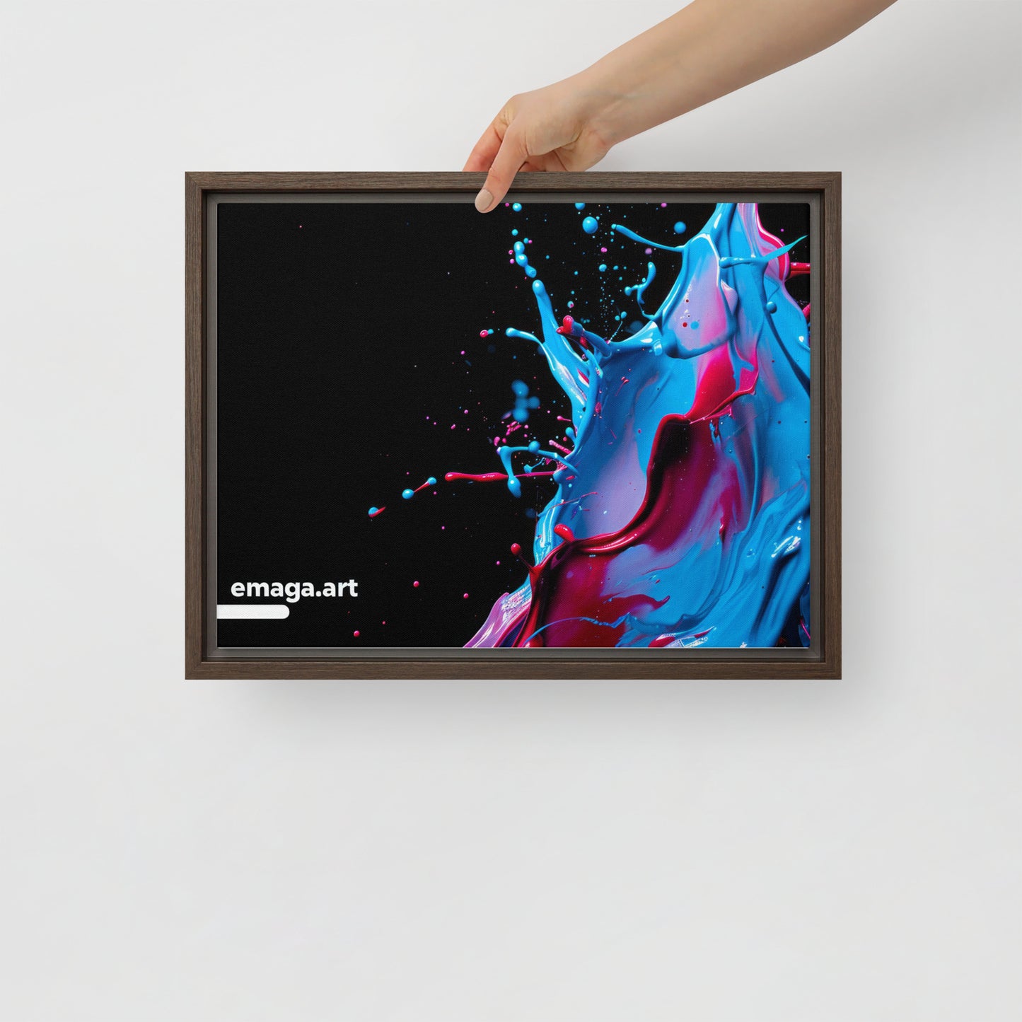 Framed canvas Unique design Digital Art emaga.art