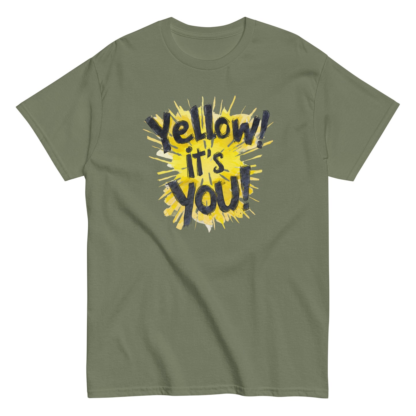Men's classic tee | Yellow! It's You! | Sunny Mood | Positive Thinking