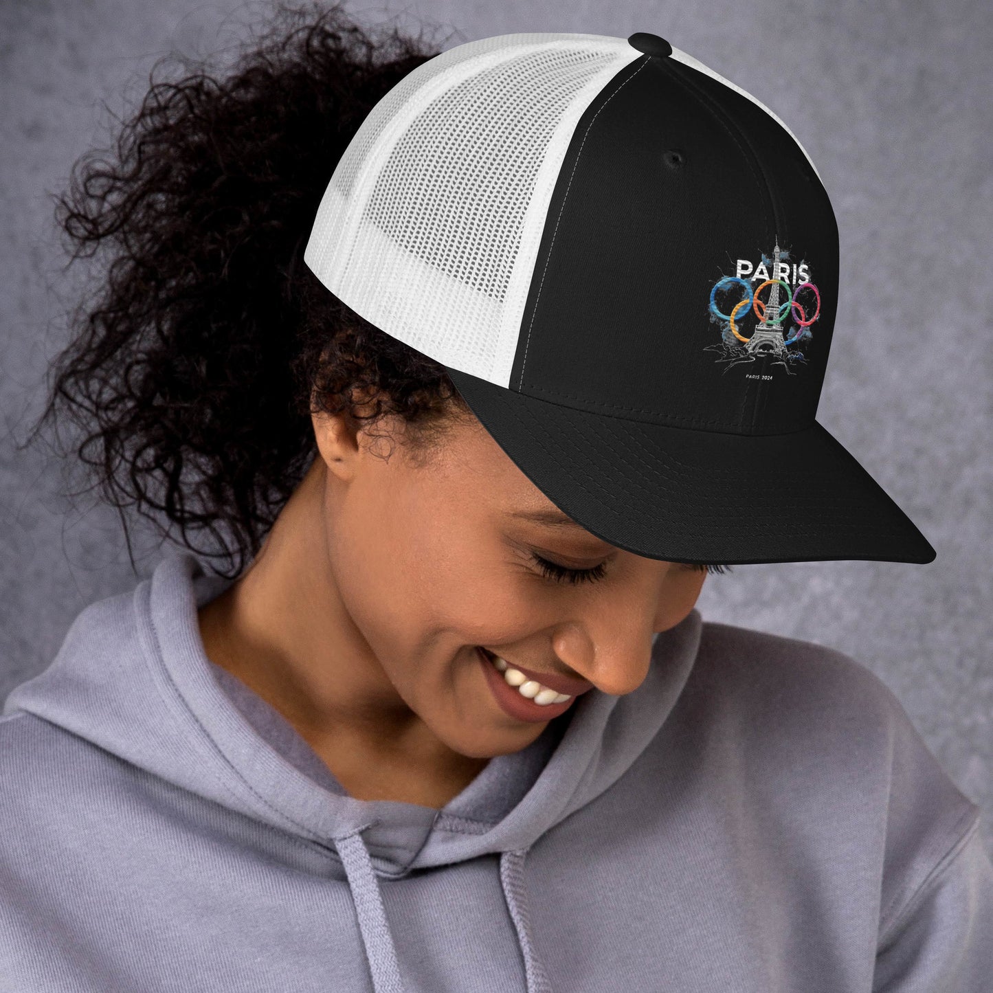 Trucker Cap | Paris 2024 Summer Games Love It | Sports Competitions | Victory Winner Gold Medal | Athletics Fair Play Sport Festival
