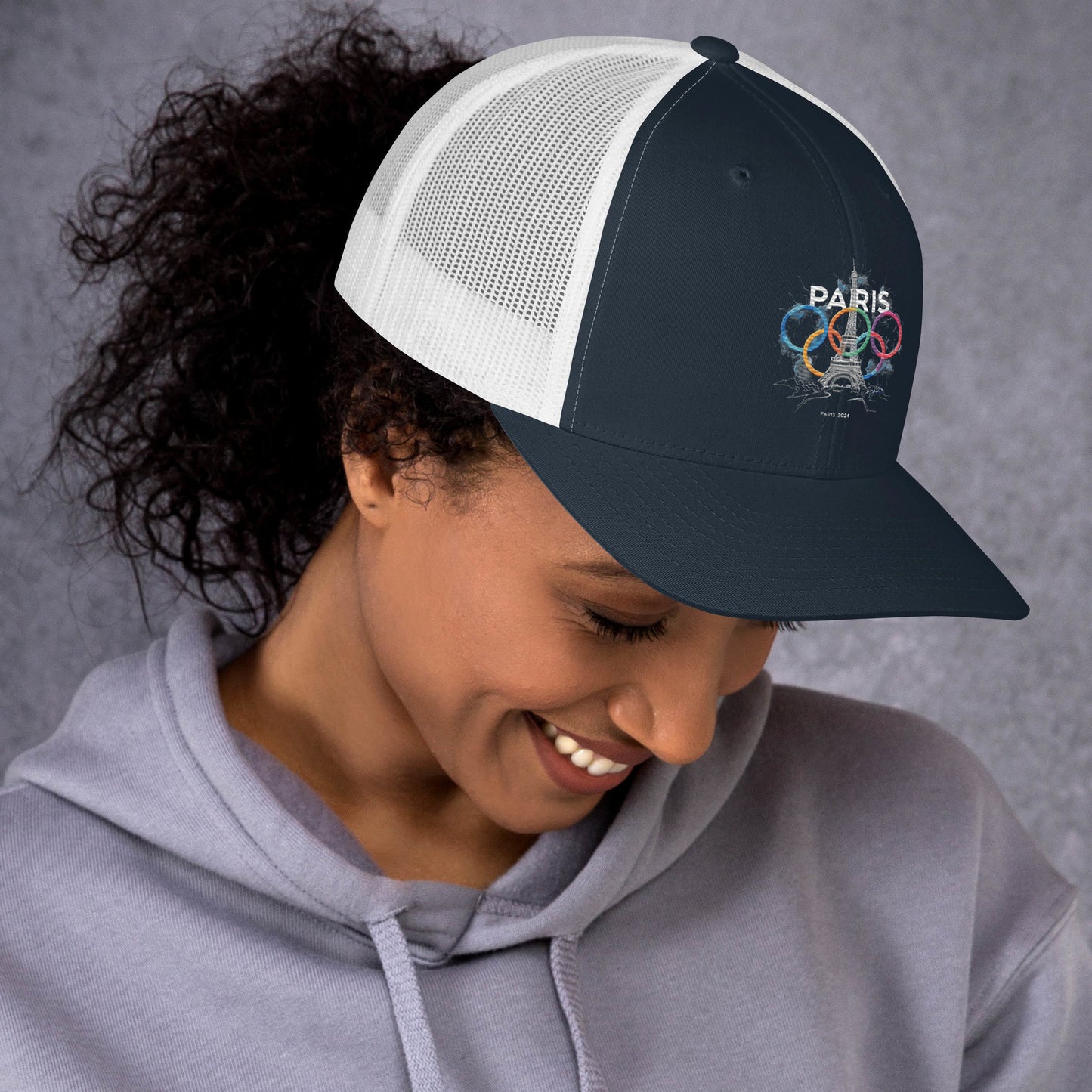 Trucker Cap | Paris 2024 Summer Games Love It | Sports Competitions | Victory Winner Gold Medal | Athletics Fair Play Sport Festival