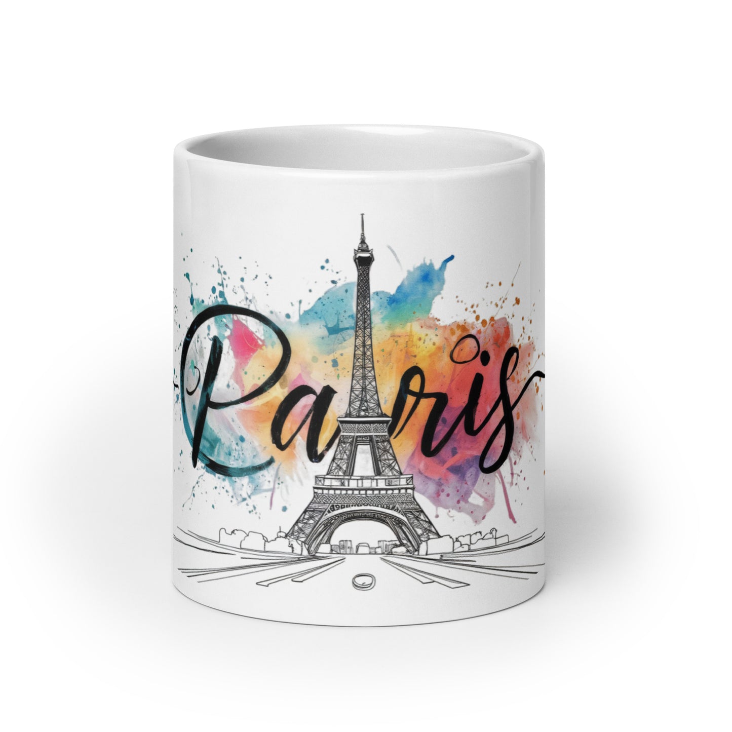 White glossy mug | Paris 2024 Summer Games Love It | Sports Competitions | Victory Winner Gold Medal | Athletics Fair Play Sport Festival