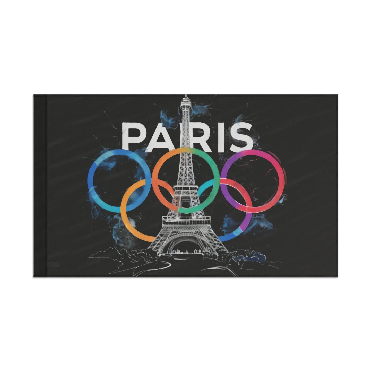 Flag | Paris 2024 Summer Games Love It | Sports Competitions | Victory Winner Gold Medal | Athletics Fair Play Sport Festival