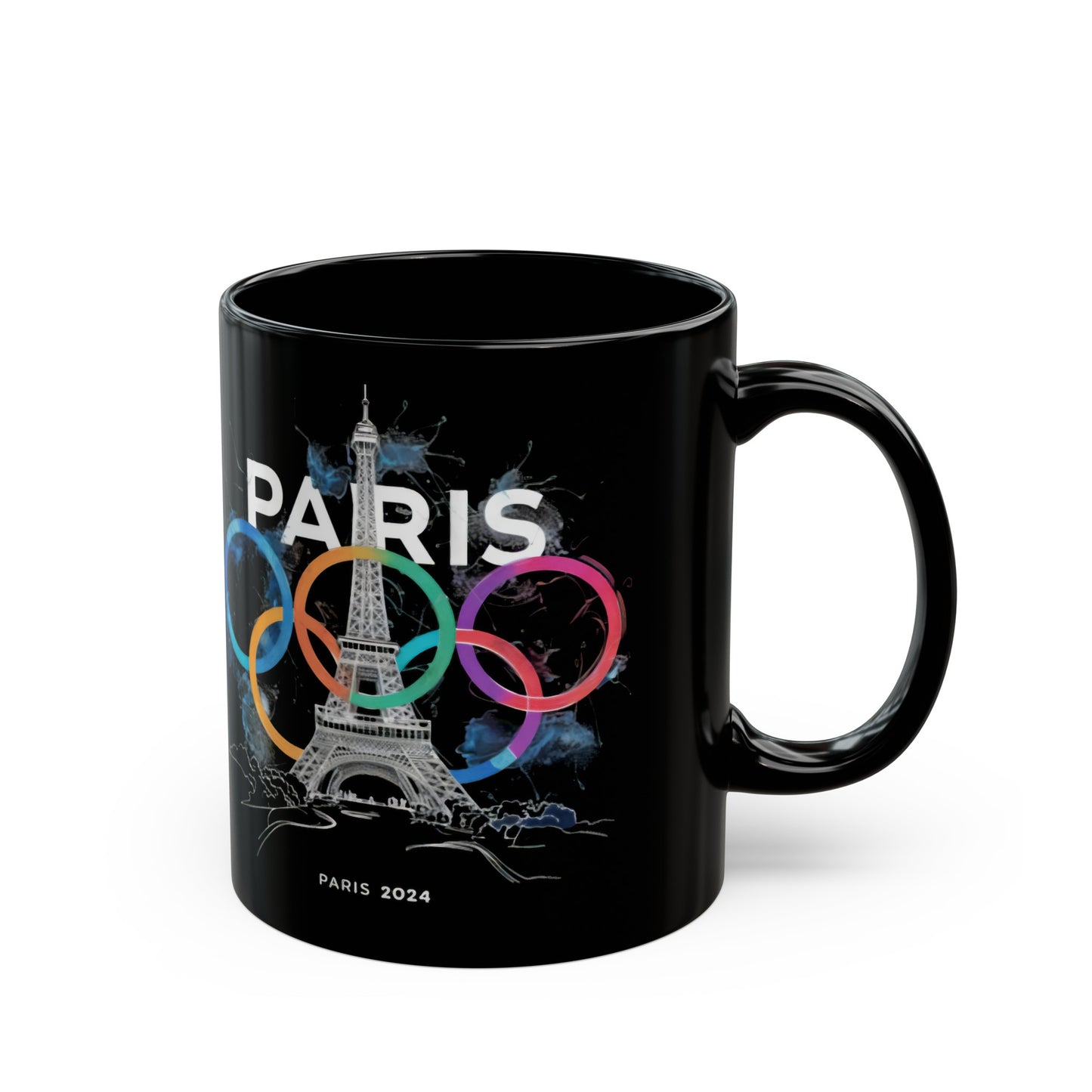 Black Mug (11oz, 15oz) | Paris 2024 Summer Games Love It | Sports Competitions | Victory Winner Gold Medal | Athletics Fair Play Sport Festival