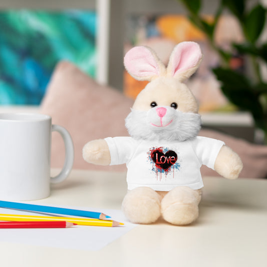 Stuffed Animals with Tee | Love, love, love... Oh, My Darling Valentine