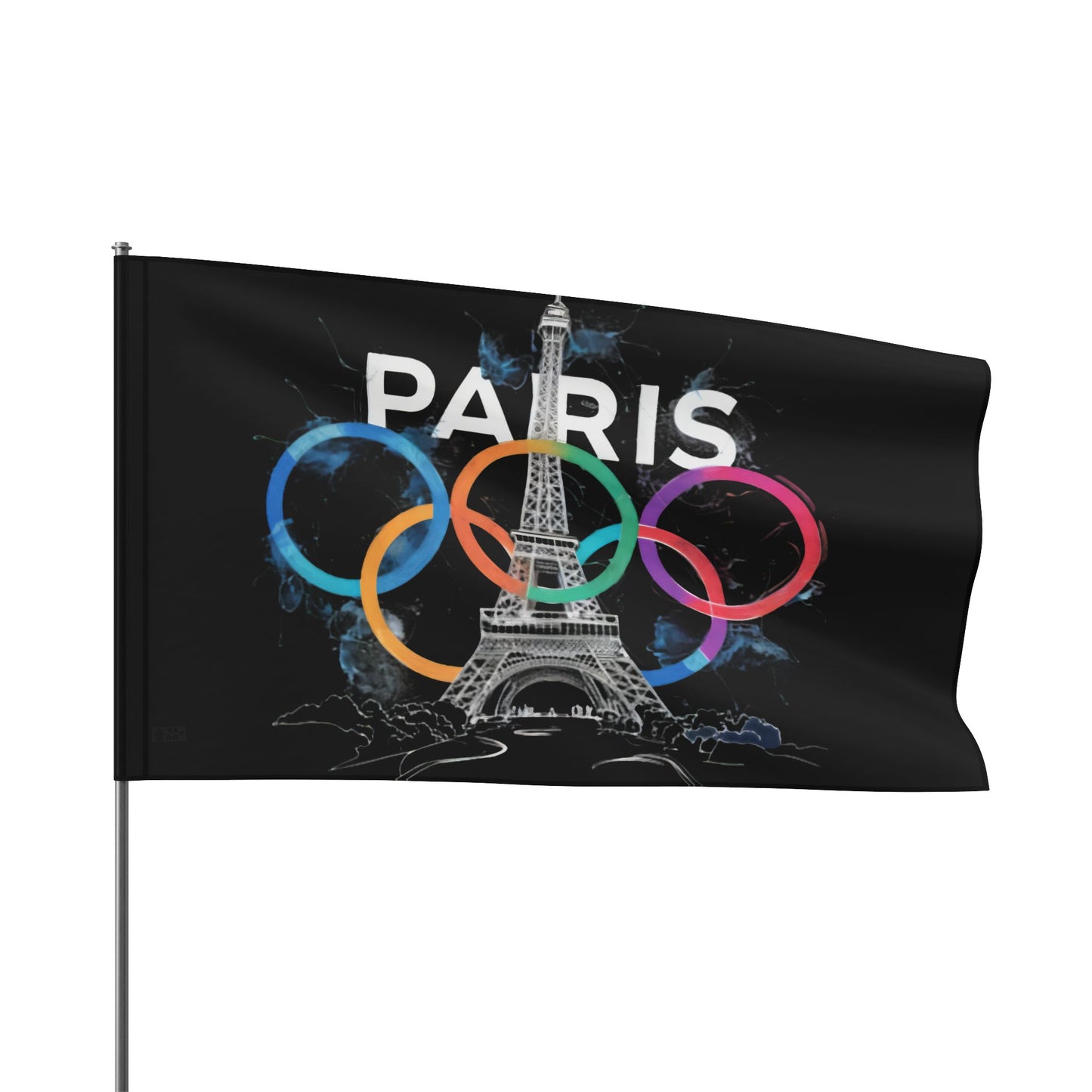 Flag | Paris 2024 Summer Games Love It | Sports Competitions | Victory Winner Gold Medal | Athletics Fair Play Sport Festival