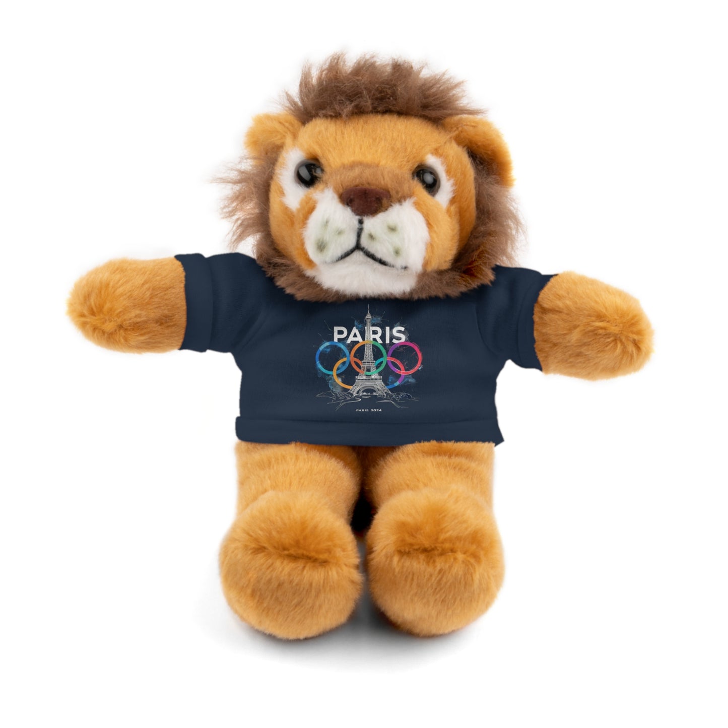 Stuffed Animals with Tee | Paris 2024 Summer Games Love It | Sports Competitions | Victory Winner Gold Medal | Athletics Fair Play Sport Festival