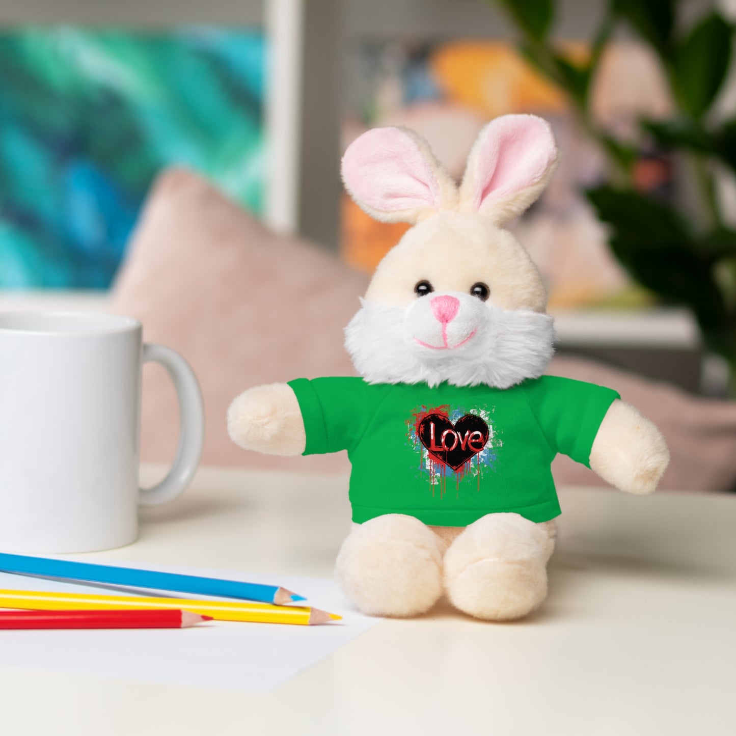 Stuffed Animals with Tee | Love, love, love... Oh, My Darling Valentine