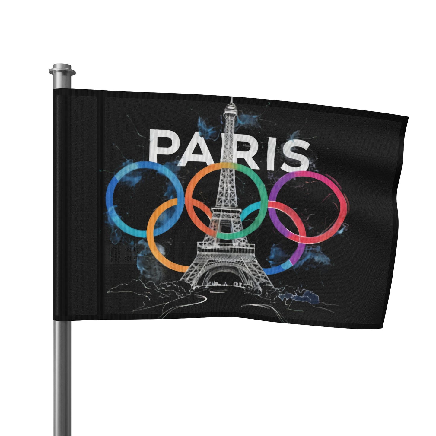 Flag | Paris 2024 Summer Games Love It | Sports Competitions | Victory Winner Gold Medal | Athletics Fair Play Sport Festival