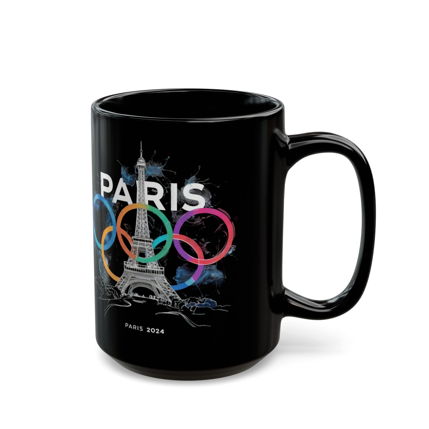 Black Mug (11oz, 15oz) | Paris 2024 Summer Games Love It | Sports Competitions | Victory Winner Gold Medal | Athletics Fair Play Sport Festival