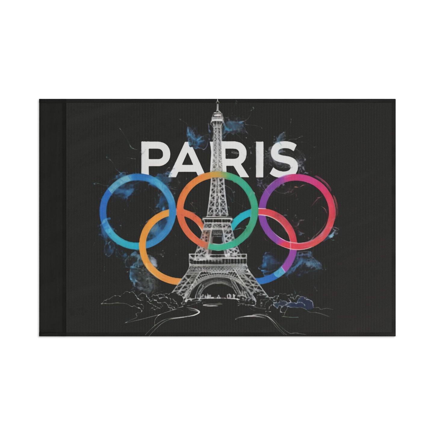 Flag | Paris 2024 Summer Games Love It | Sports Competitions | Victory Winner Gold Medal | Athletics Fair Play Sport Festival