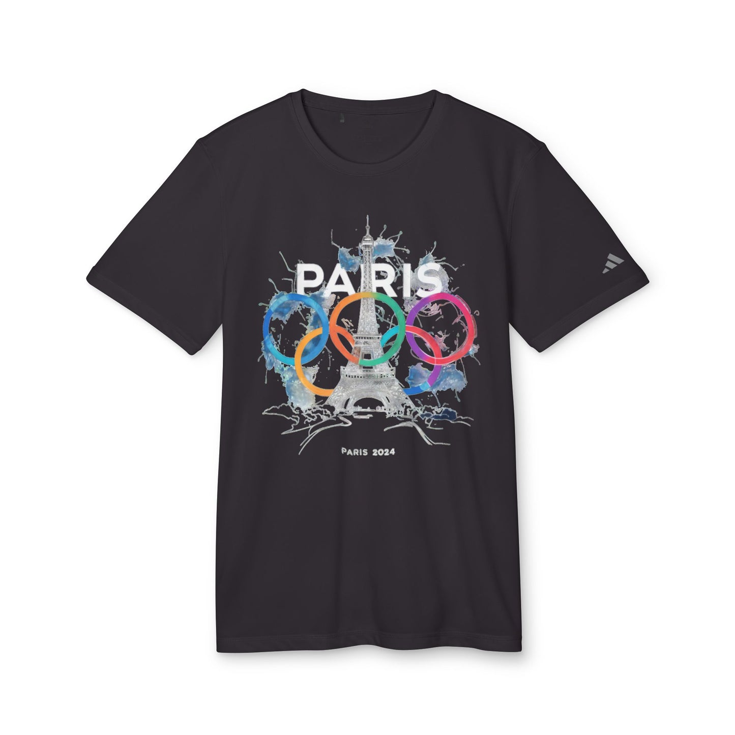 adidas Unisex Sport T-shirt | Paris 2024 Summer Games Love It | Sports Competitions | Victory Winner Gold Medal | Athletics Fair Play Sport Festival