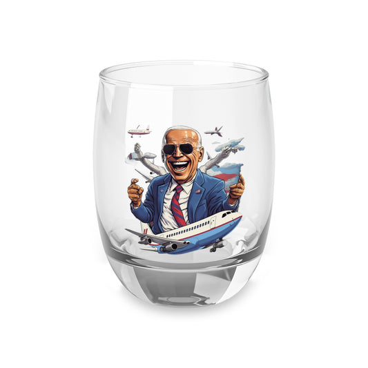 Whiskey Glass | Airplane! Is Joe flying with us or just along for the ride?"