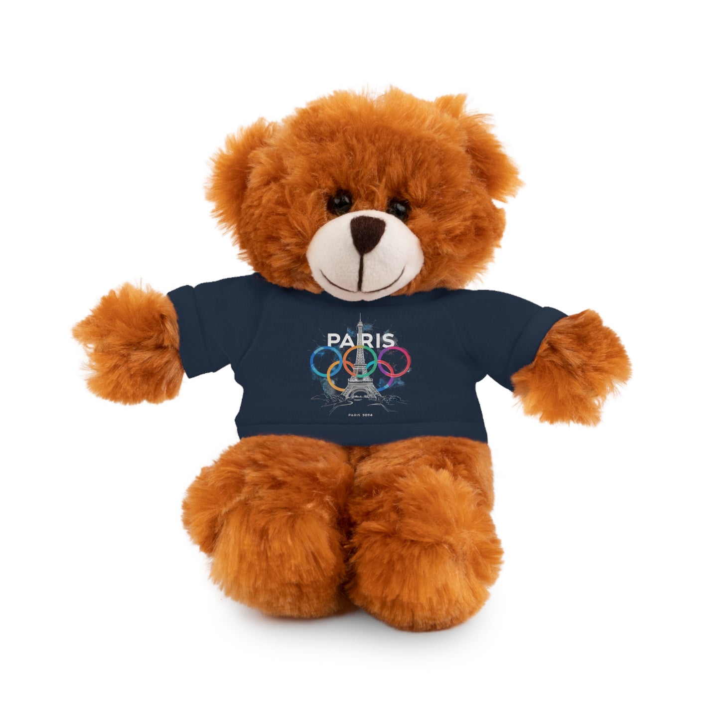 Stuffed Animals with Tee | Paris 2024 Summer Games Love It | Sports Competitions | Victory Winner Gold Medal | Athletics Fair Play Sport Festival