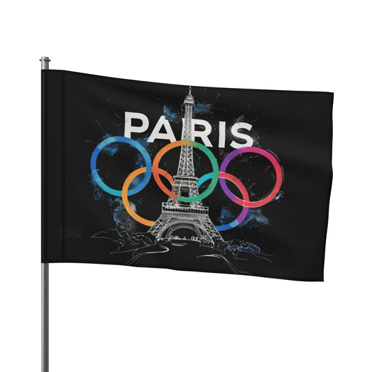 Flag | Paris 2024 Summer Games Love It | Sports Competitions | Victory Winner Gold Medal | Athletics Fair Play Sport Festival