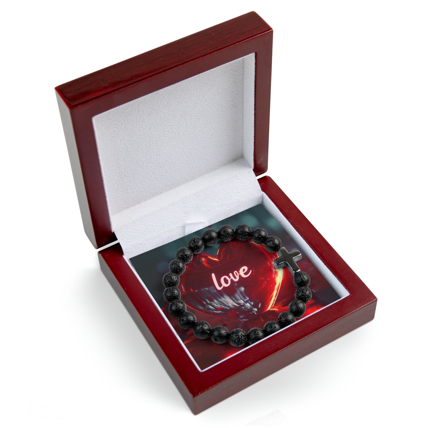 Cross Bead Bracelet | Love, love, love... Oh, My Darling Valentine