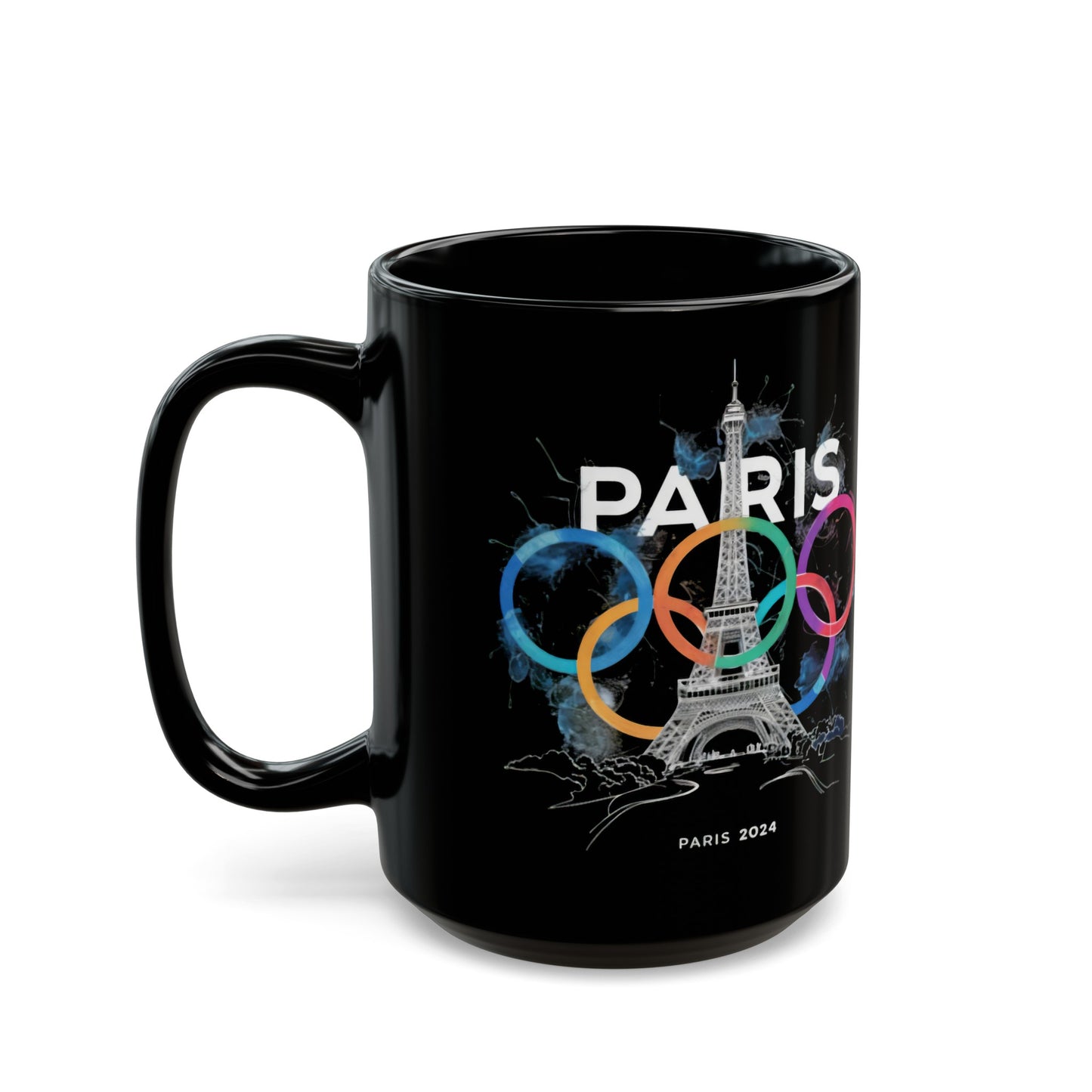 Black Mug (11oz, 15oz) | Paris 2024 Summer Games Love It | Sports Competitions | Victory Winner Gold Medal | Athletics Fair Play Sport Festival