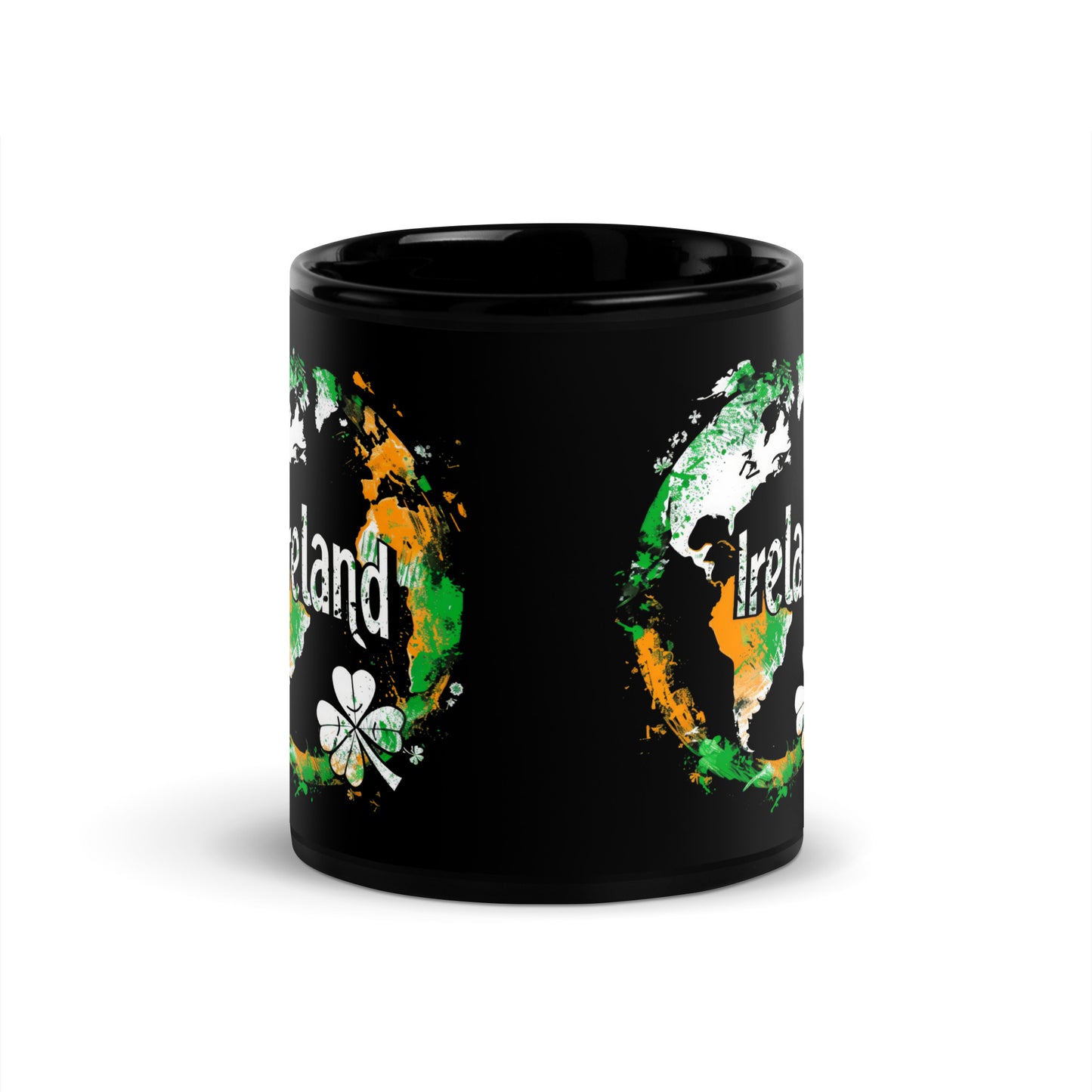 Black Glossy Mug | Saint Patrick's Day, Irish flag colors | Ireland Holiday