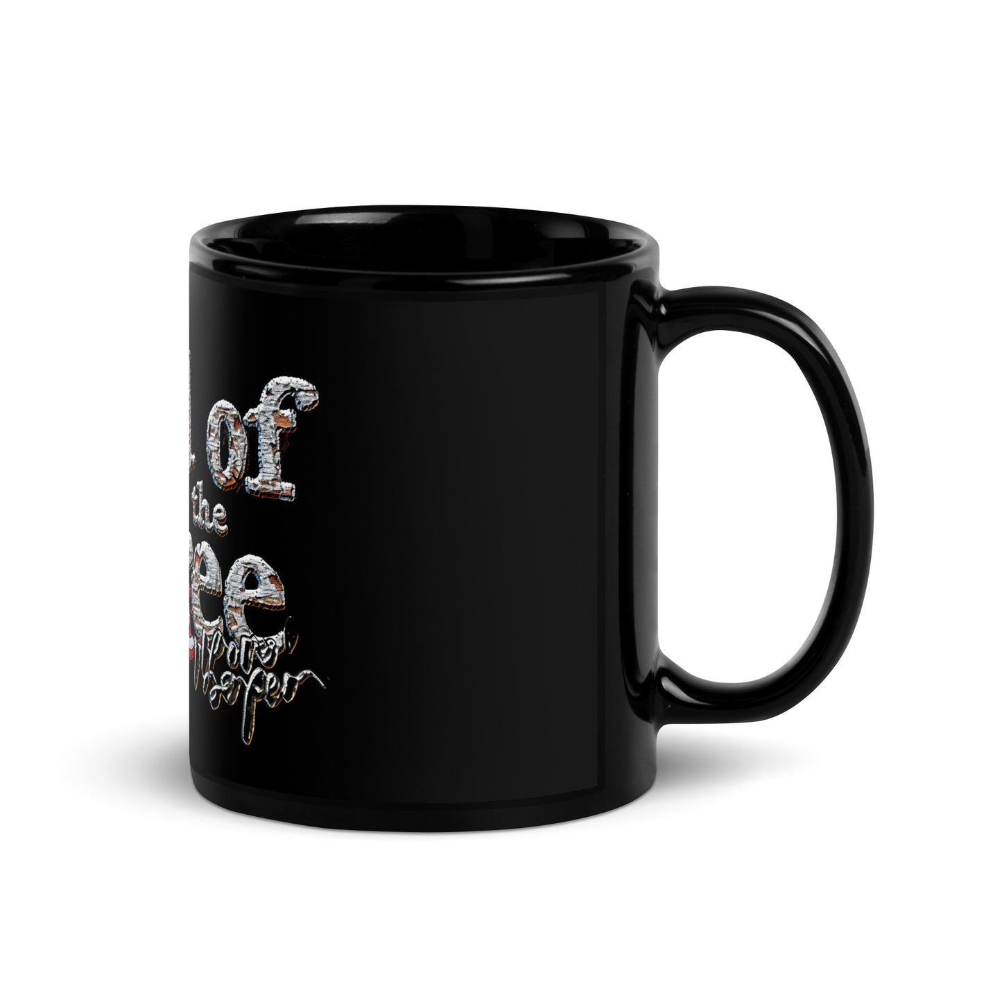 Black Glossy Mug Land of the Free