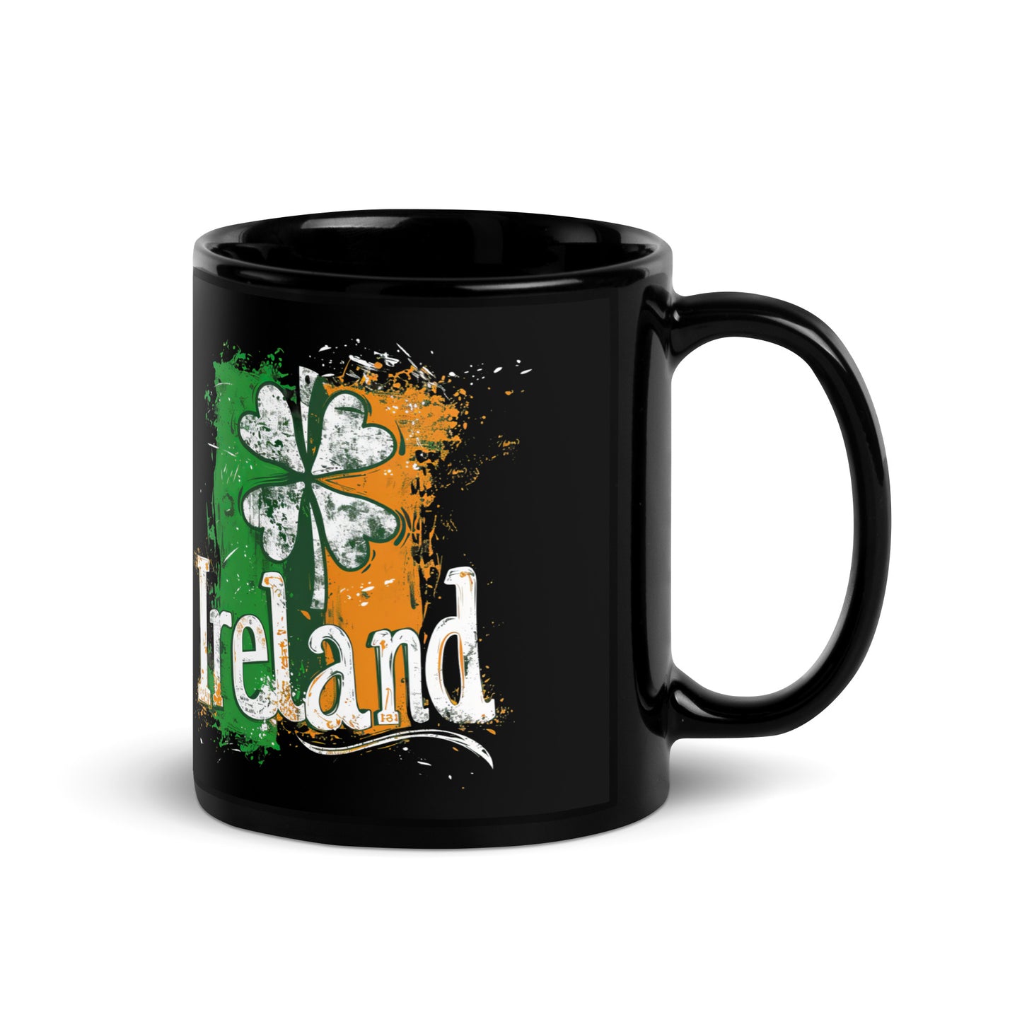 Black Glossy Mug | Saint Patrick's Day, Irish flag colors | Ireland Holiday