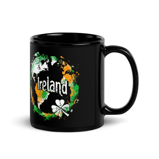 Black Glossy Mug | Saint Patrick's Day, Irish flag colors | Ireland Holiday