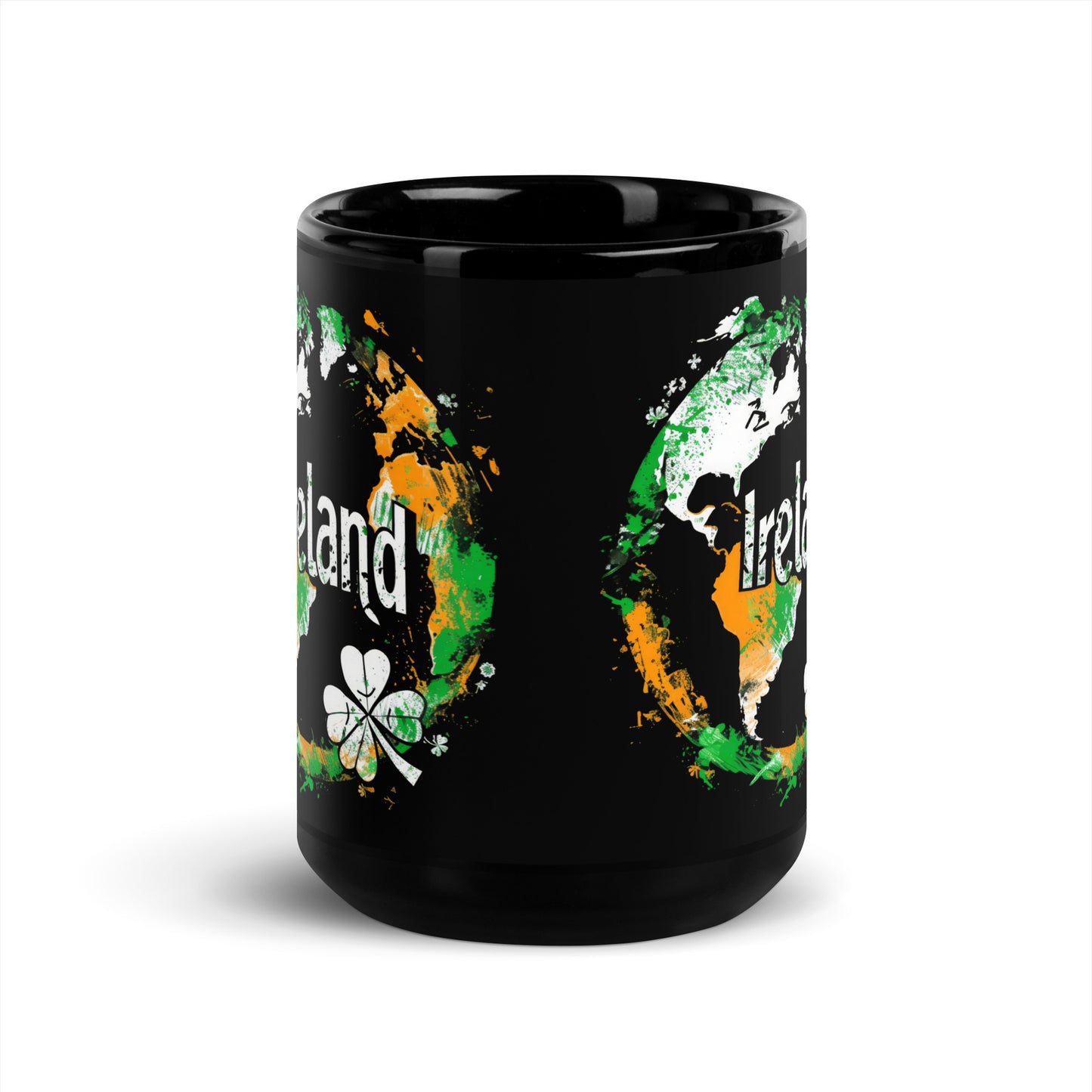 Black Glossy Mug | Saint Patrick's Day, Irish flag colors | Ireland Holiday