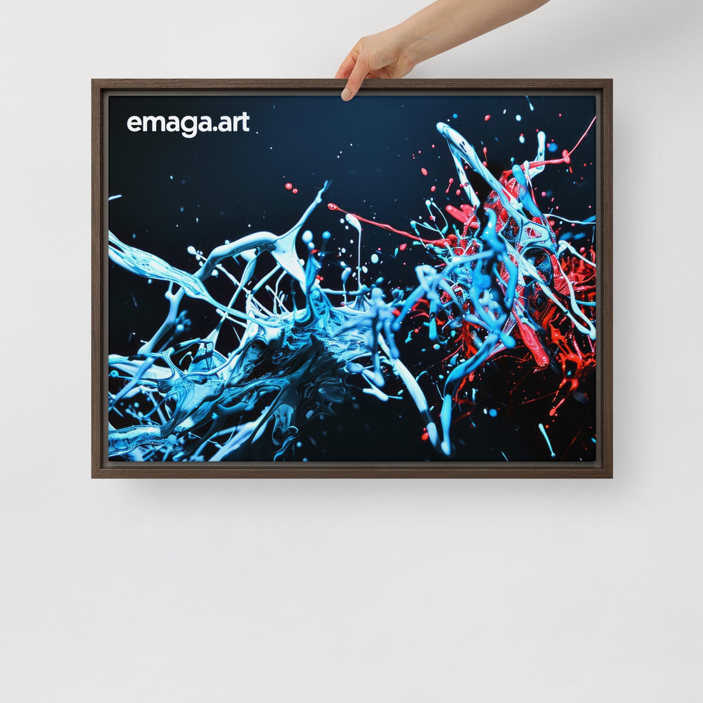 Framed canvas Unique design Digital Art emaga.art