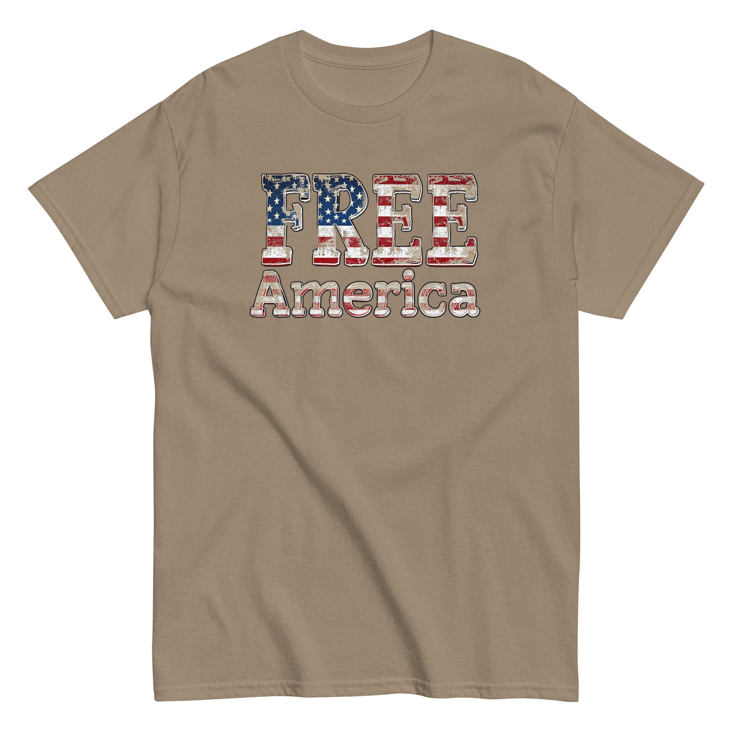 Unisedx classic tee Free America Land of opportunity