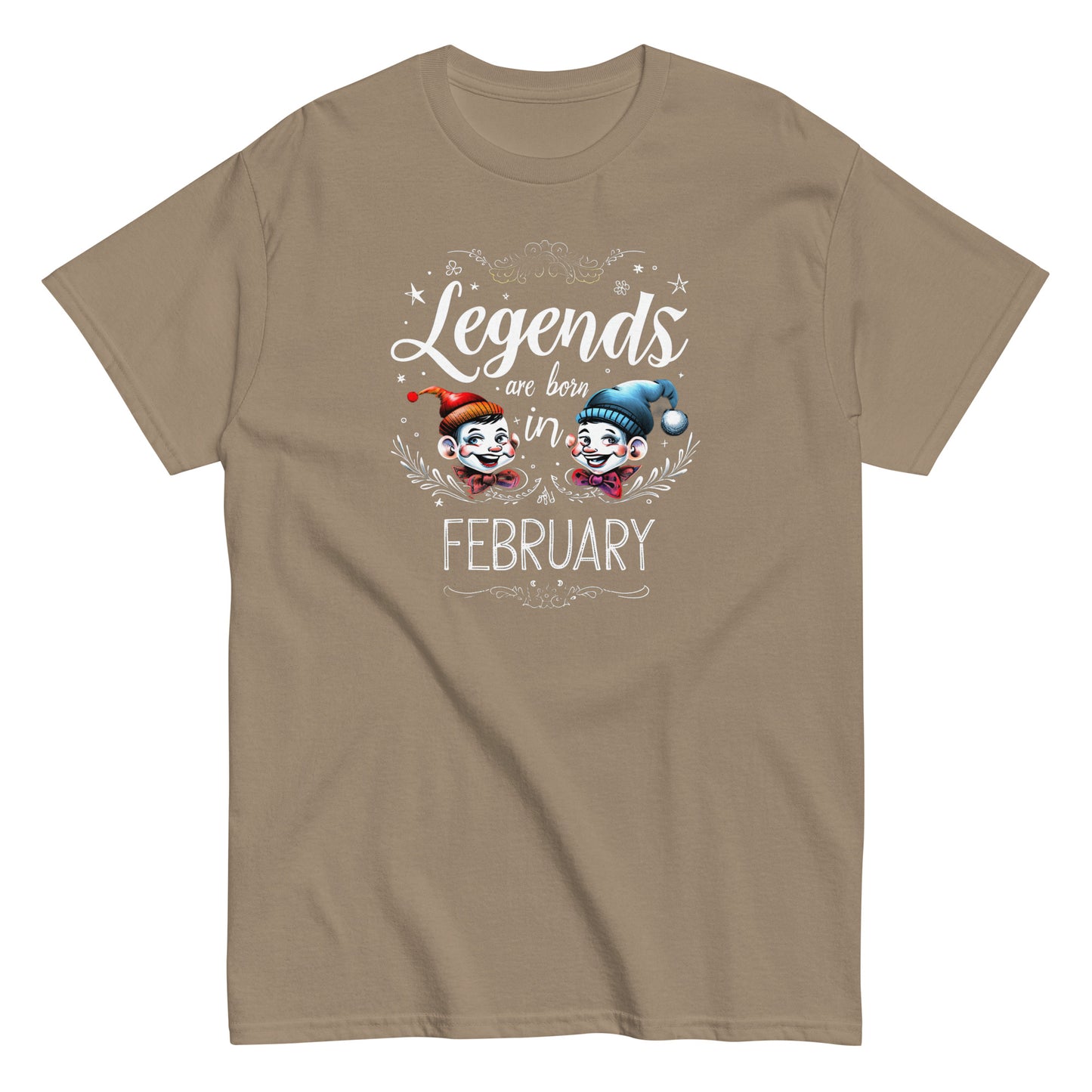 Unisex classic tee | Legends are born in February