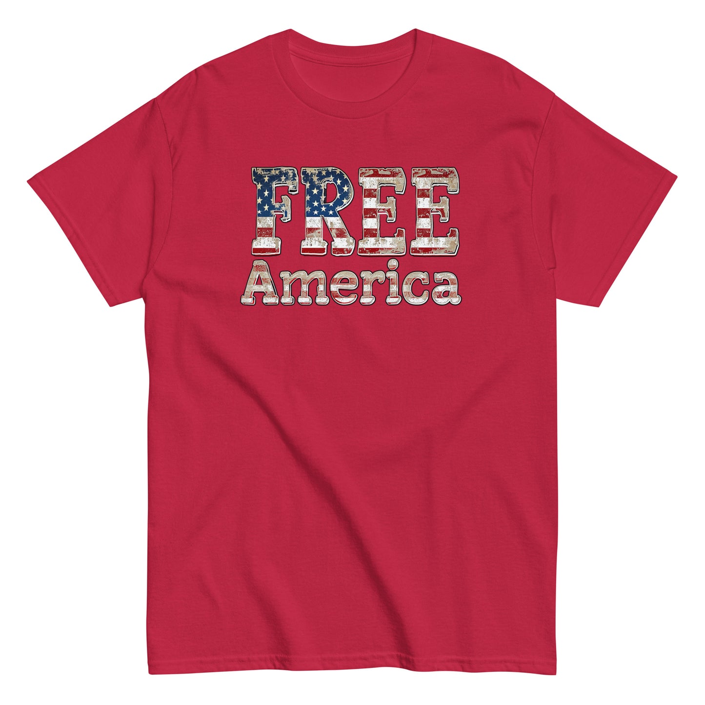 Unisedx classic tee Free America Land of opportunity