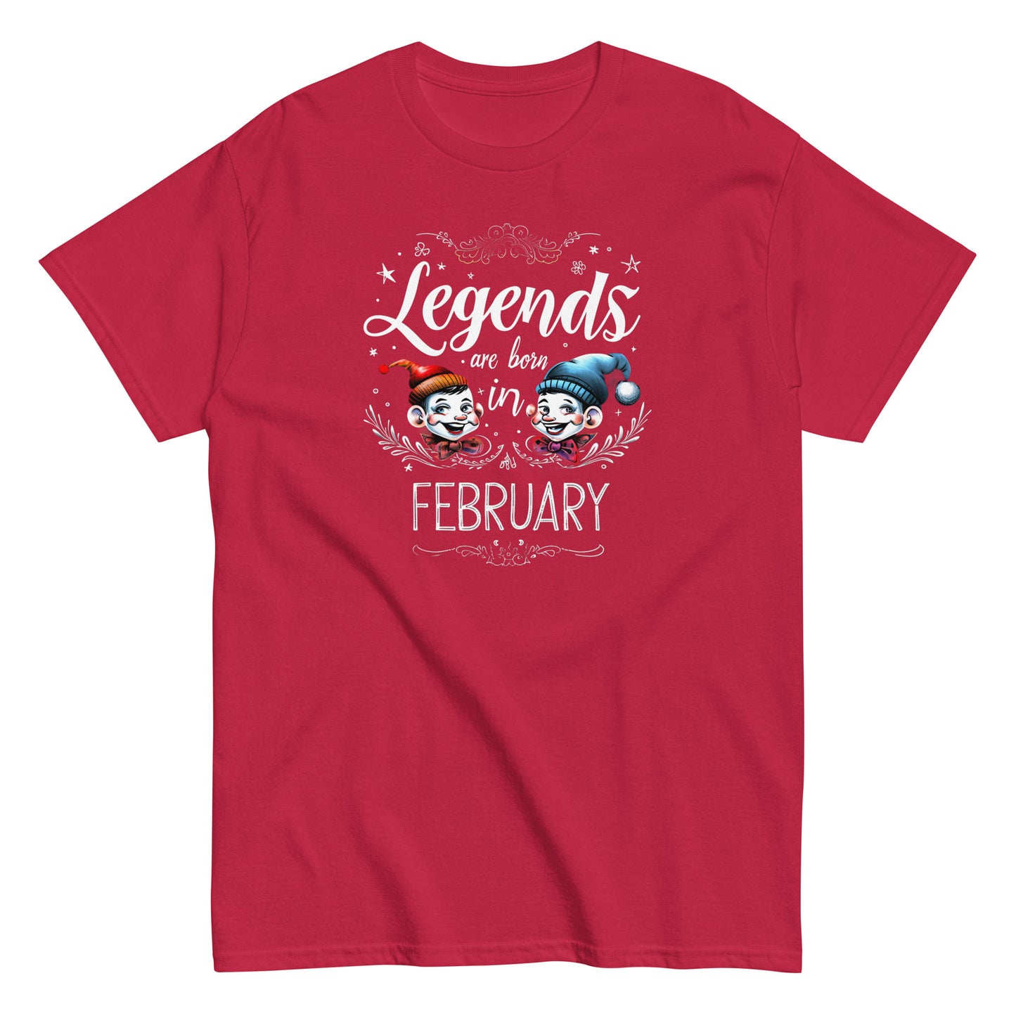 Unisex classic tee | Legends are born in February