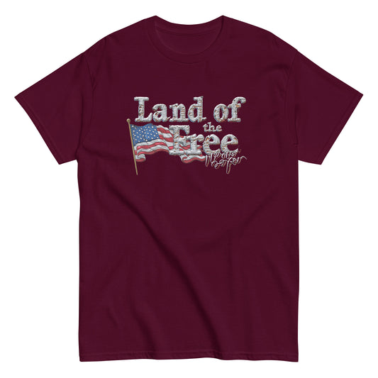 Unisex classic tee | Free America Land of opportunity