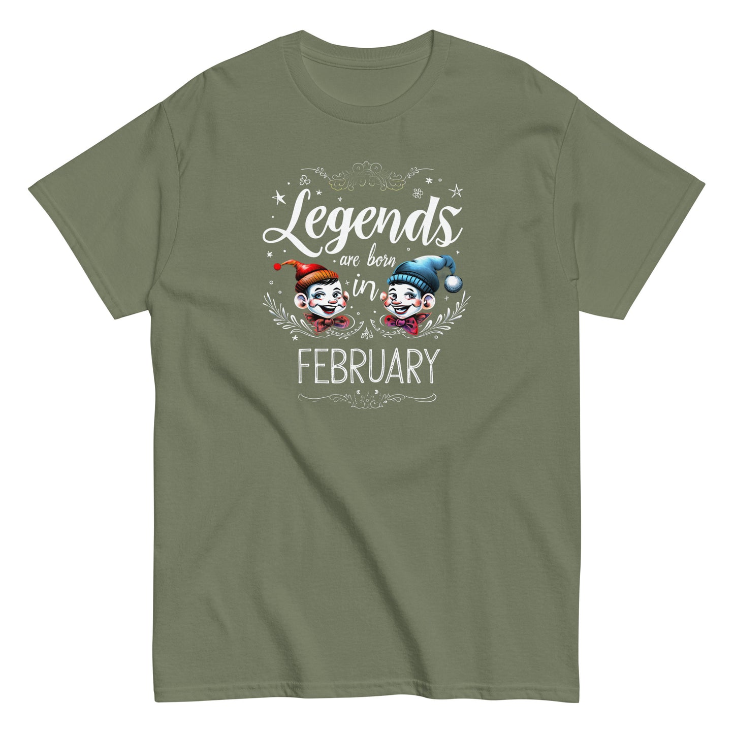 Unisex classic tee | Legends are born in February