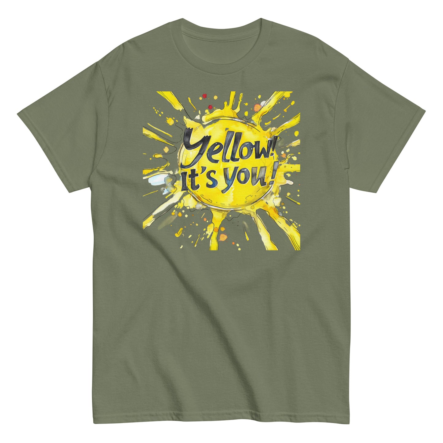 Men's classic tee | Yellow! It's You! | Sunny Mood | Positive Thinking