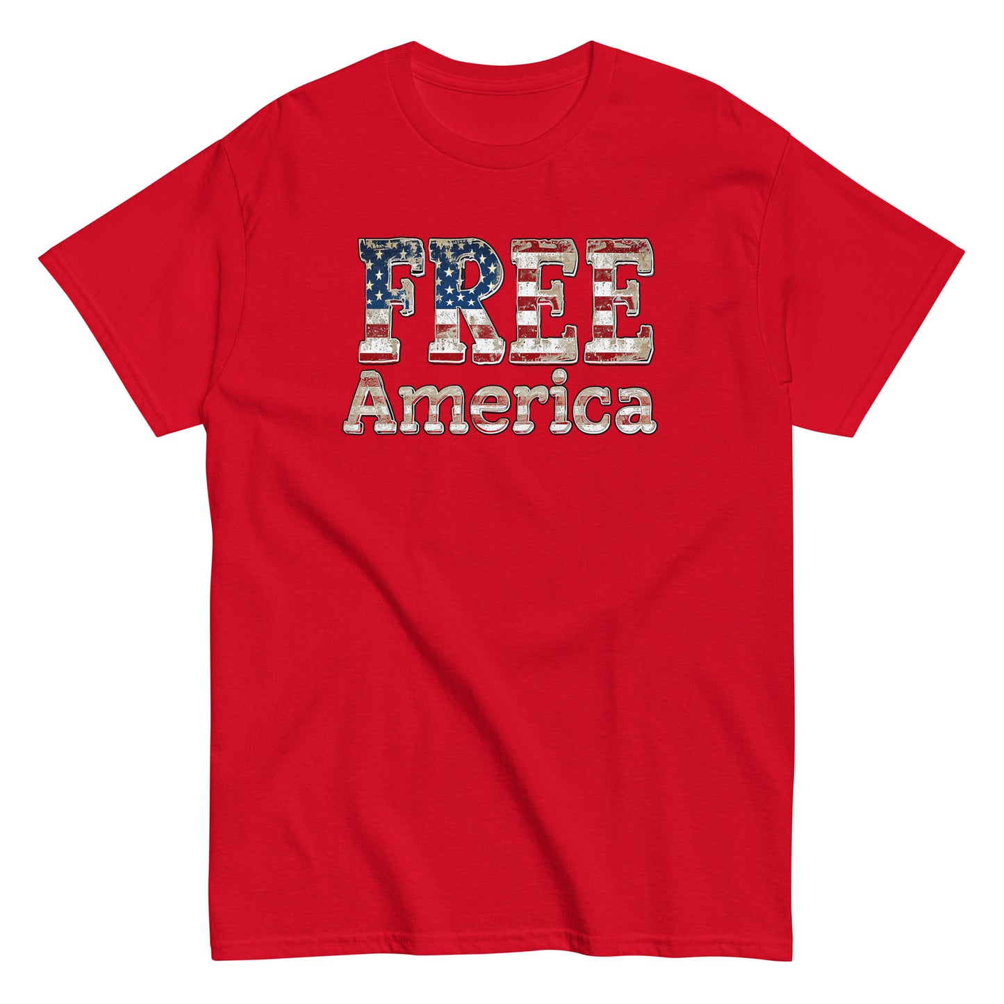 Unisedx classic tee Free America Land of opportunity