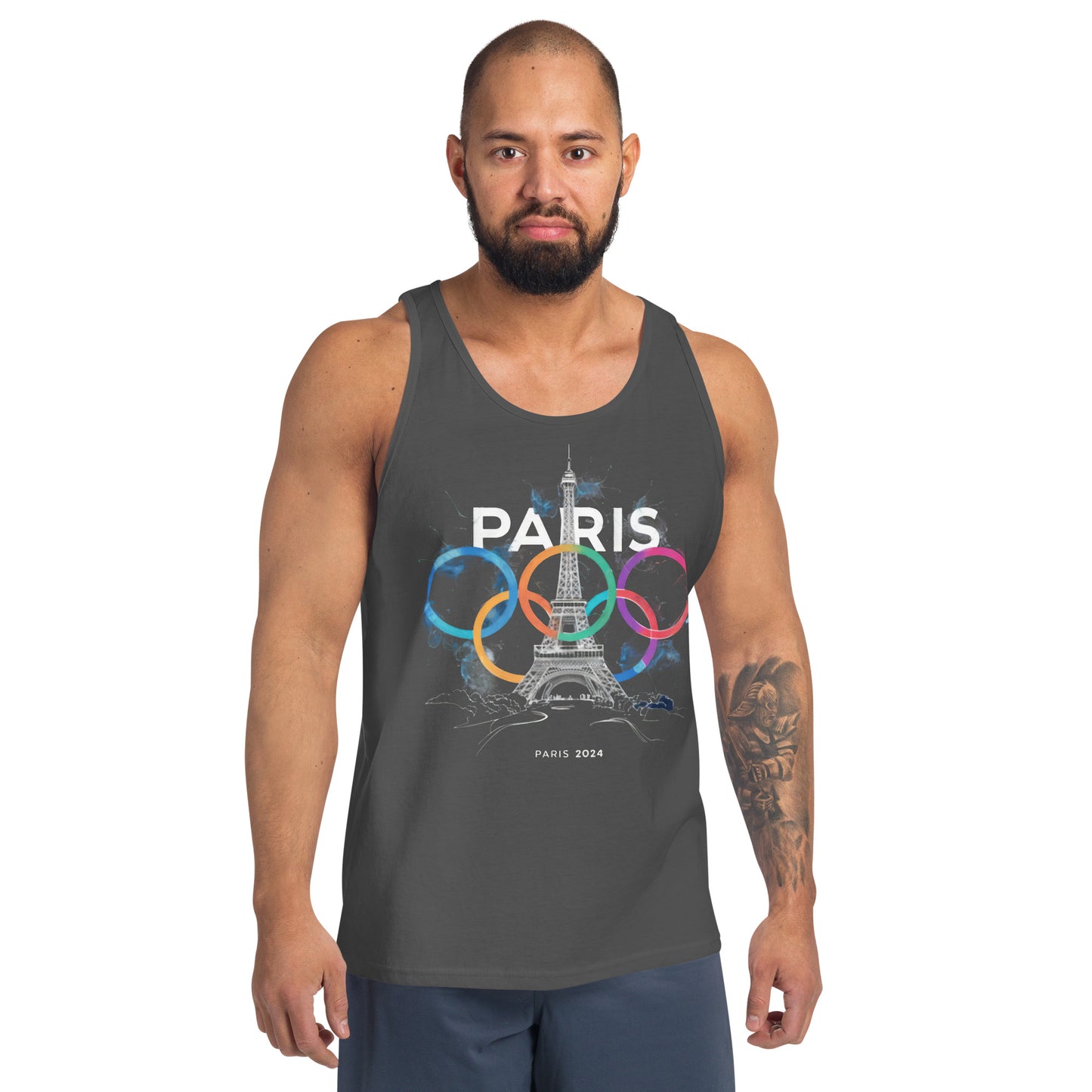 Men's Tank Top | Paris 2024 Summer Games Love It | Sports Competitions | Victory Winner Gold Medal | Fair Play Sport Festival