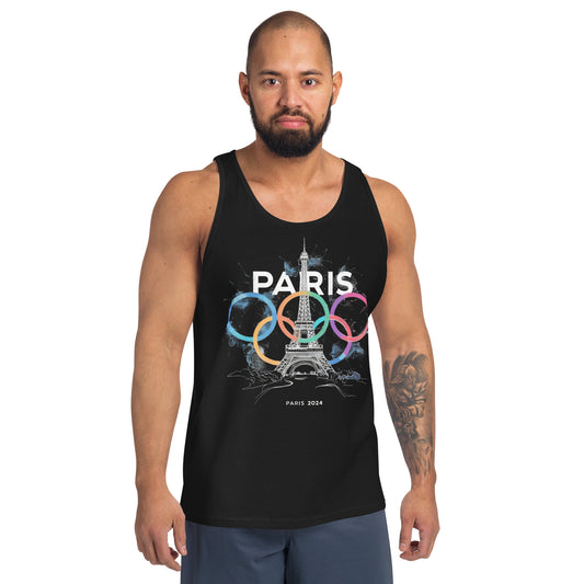 Men's Tank Top | Paris 2024 Summer Games Love It | Sports Competitions | Victory Winner Gold Medal | Fair Play Sport Festival