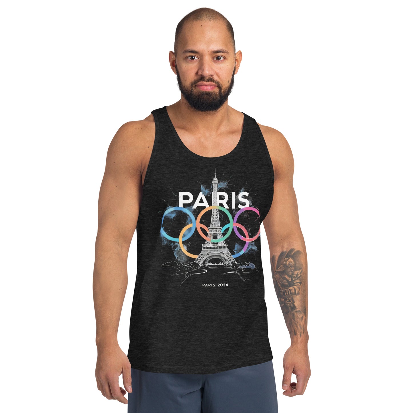 Men's Tank Top | Paris 2024 Summer Games Love It | Sports Competitions | Victory Winner Gold Medal | Fair Play Sport Festival