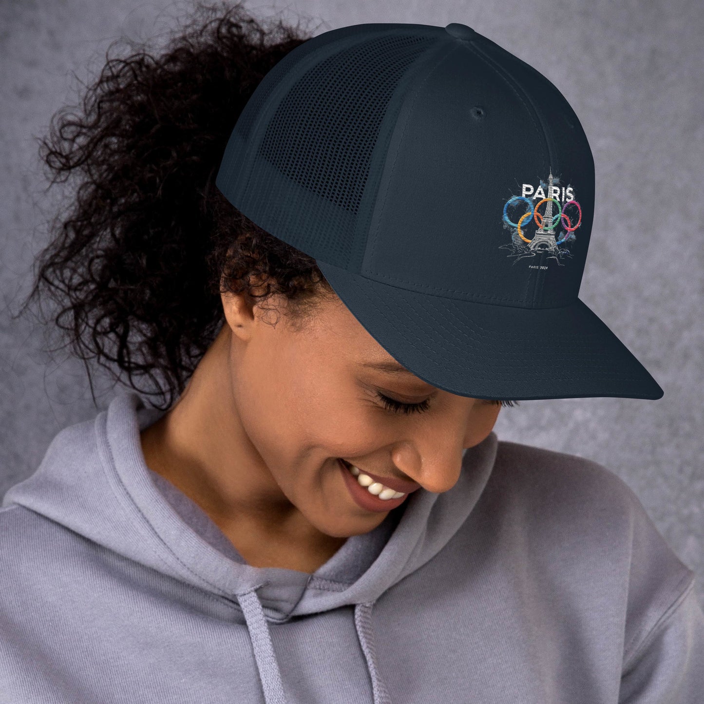 Trucker Cap | Paris 2024 Summer Games Love It | Sports Competitions | Victory Winner Gold Medal | Athletics Fair Play Sport Festival