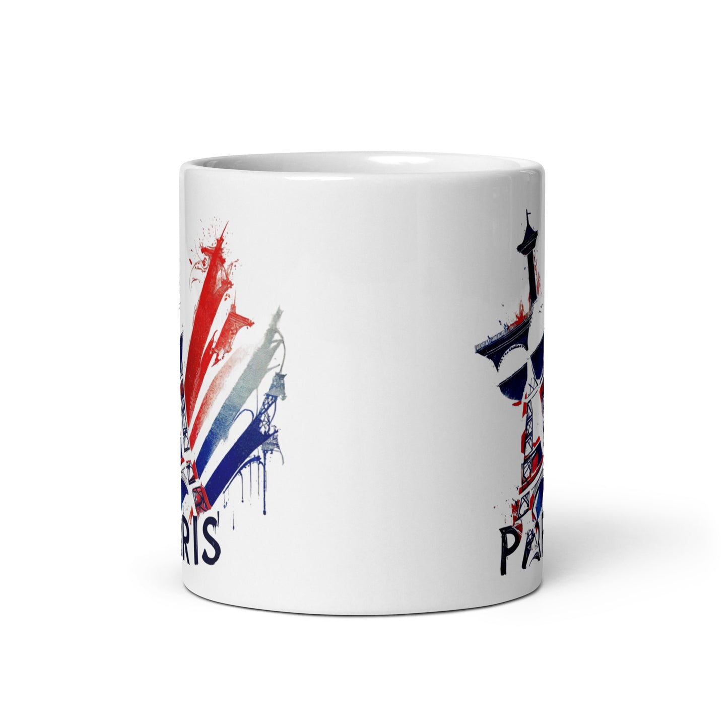 White glossy mug | Paris 2024 Summer Games Love It | Sports Competitions | Victory Winner Gold Medal | Athletics Fair Play Sport Festival