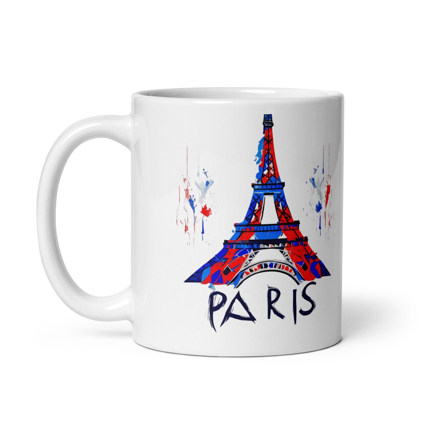 White glossy mug | Paris 2024 Summer Games Love It | Sports Competitions | Victory Winner Gold Medal | Athletics Fair Play Sport Festival