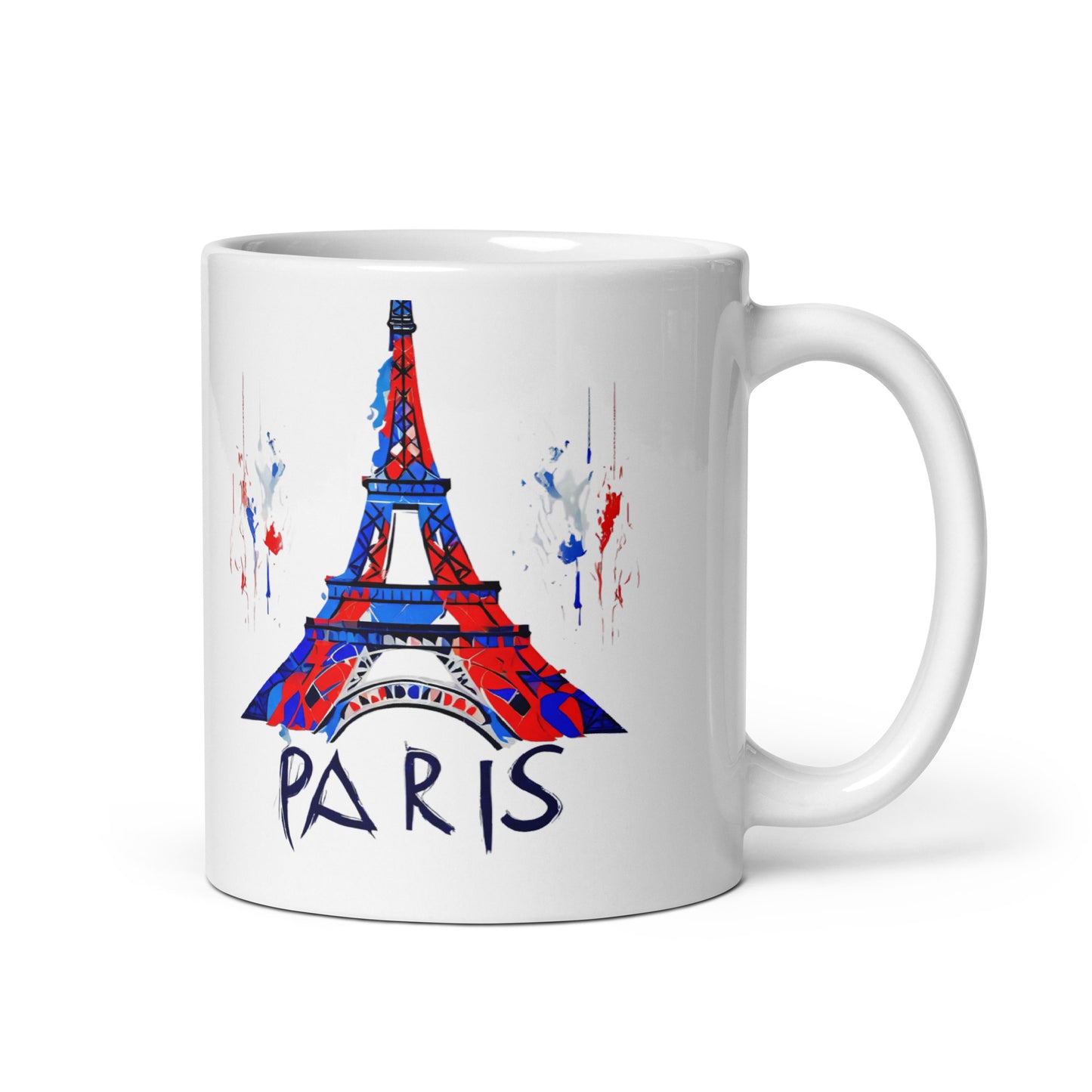 White glossy mug | Paris 2024 Summer Games Love It | Sports Competitions | Victory Winner Gold Medal | Athletics Fair Play Sport Festival