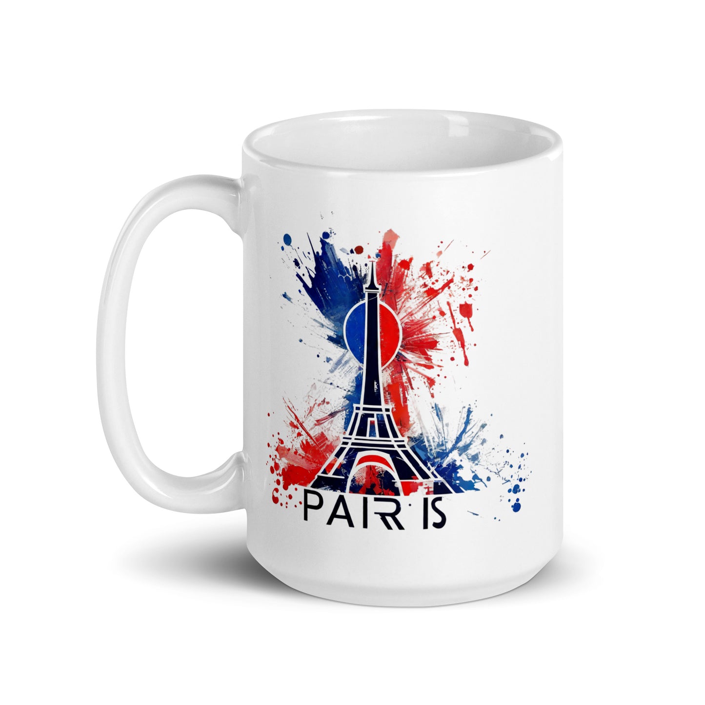 White glossy mug | Paris 2024 Summer Games Love It | Sports Competitions | Victory Winner Gold Medal | Athletics Fair Play Sport Festival