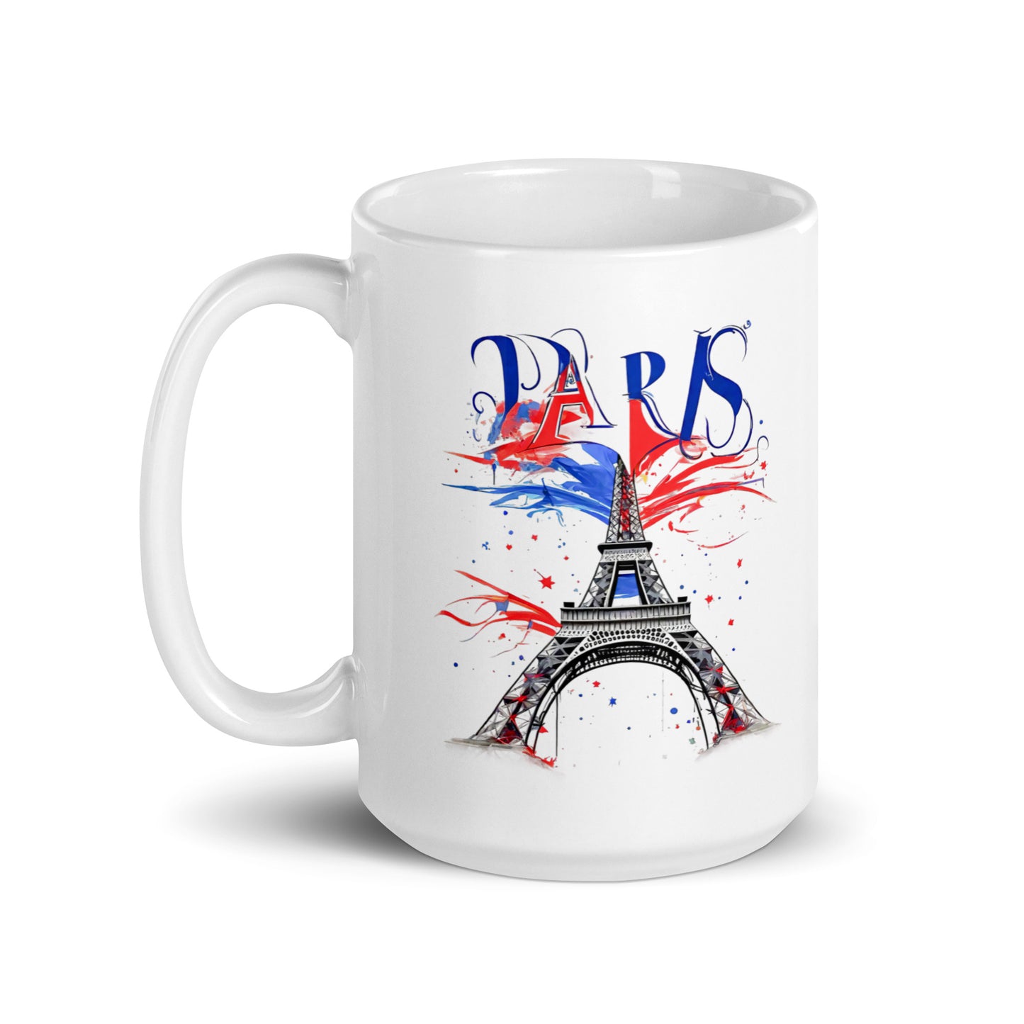 White glossy mug | Paris 2024 Summer Games Love It | Sports Competitions | Victory Winner Gold Medal | Athletics Fair Play Sport Festival