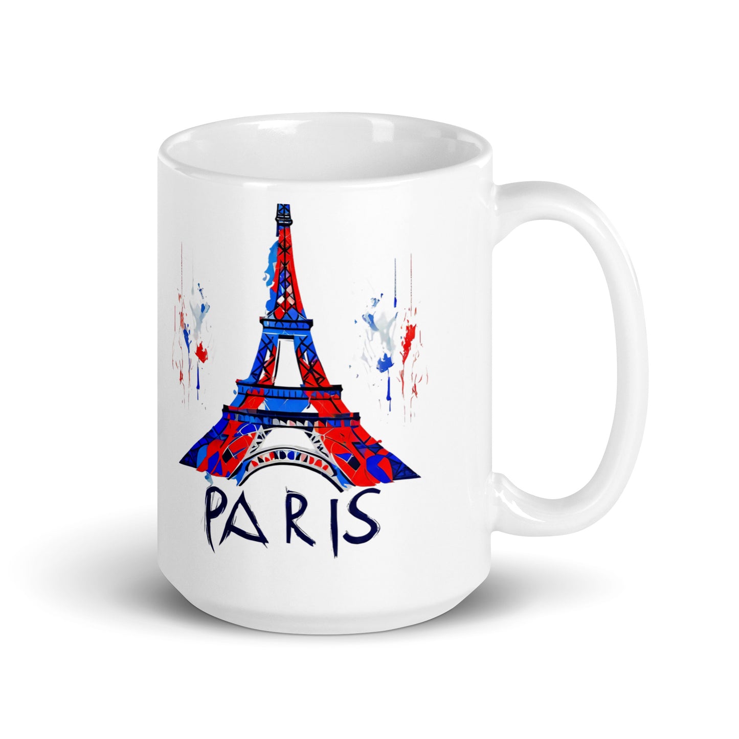 White glossy mug | Paris 2024 Summer Games Love It | Sports Competitions | Victory Winner Gold Medal | Athletics Fair Play Sport Festival