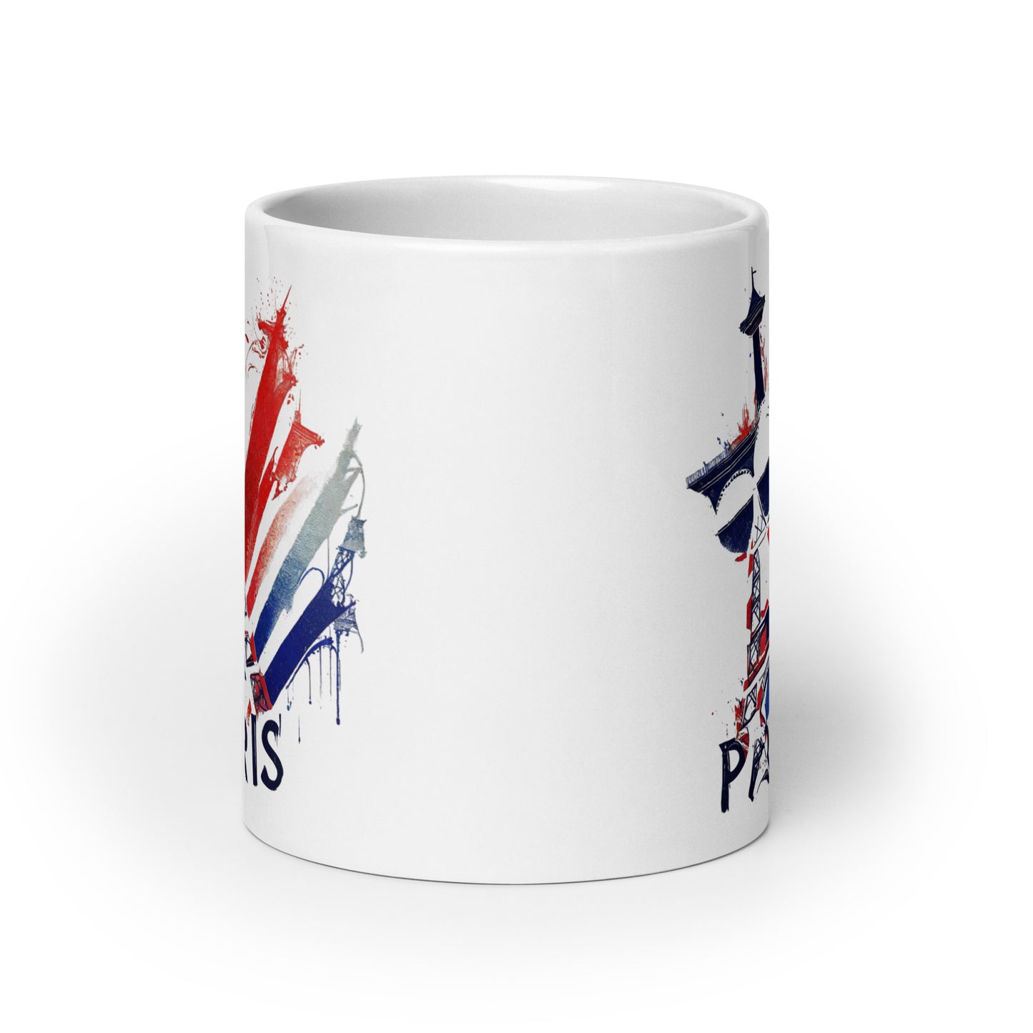 White glossy mug | Paris 2024 Summer Games Love It | Sports Competitions | Victory Winner Gold Medal | Athletics Fair Play Sport Festival