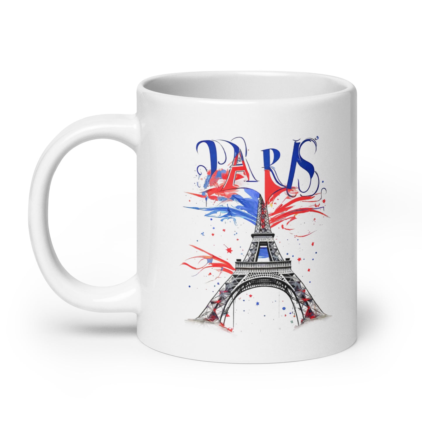 White glossy mug | Paris 2024 Summer Games Love It | Sports Competitions | Victory Winner Gold Medal | Athletics Fair Play Sport Festival