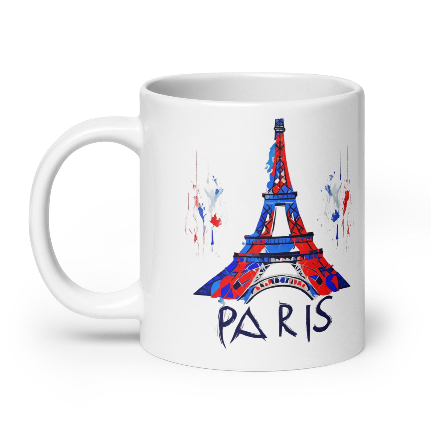 White glossy mug | Paris 2024 Summer Games Love It | Sports Competitions | Victory Winner Gold Medal | Athletics Fair Play Sport Festival