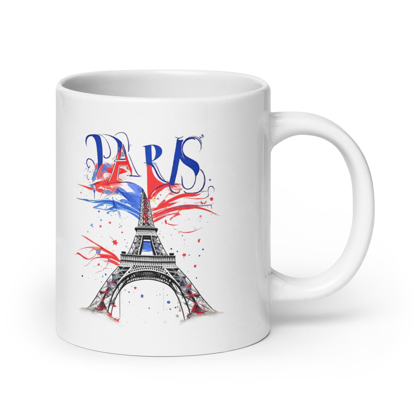 White glossy mug | Paris 2024 Summer Games Love It | Sports Competitions | Victory Winner Gold Medal | Athletics Fair Play Sport Festival